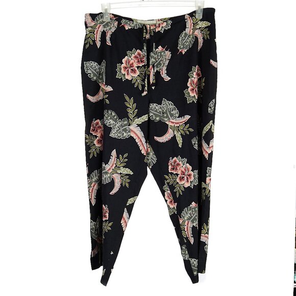 Tommy Bahama Pants - Vintage Tommy Bahama Silk Blend Stretch Wide Leg Loose Pants Women's Size 12